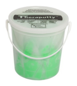 Theraputty Plus protective Exercise Putty, Green - 5 lbs