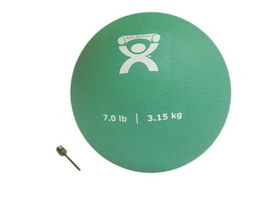Cando PT Soft Medicine Ball, 7 lbs Rebounder Ball, Green