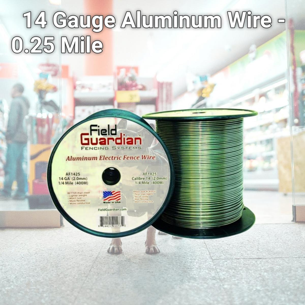 Picture of Field Guardian AF1425 14 Gauge Aluminum Wire - 0.25 Mile