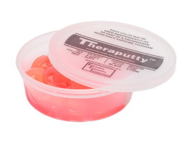 Theraputty Plus protective Exercise Putty, Red - 6 oz