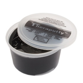 Theraputty Plus protective Exercise Putty, Black - 1 lbs