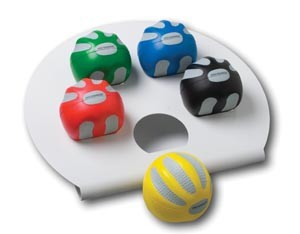 Cando Digi-Squeeze Hand & Finger Exerciser, Heavy, Blue - Small
