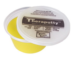 Theraputty Plus protective Exercise Putty, Yellow - 2 oz