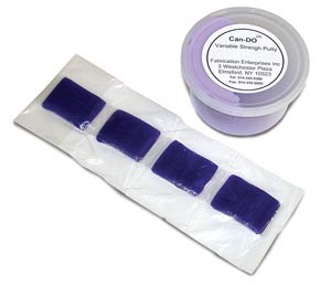 Variable Strength Exercise Putty Chips, 4 Per Packet