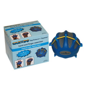 Cando Digi-Extend N squeeze Exerciser, Heavy, Blue - Large
