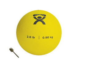Cando PT Soft Medicine Ball, 2 lbs Rebounder Ball, Yellow