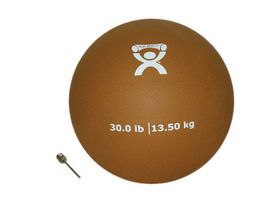 Cando PT Soft Medicine Ball, 30 lbs Rebounder Ball - Gold