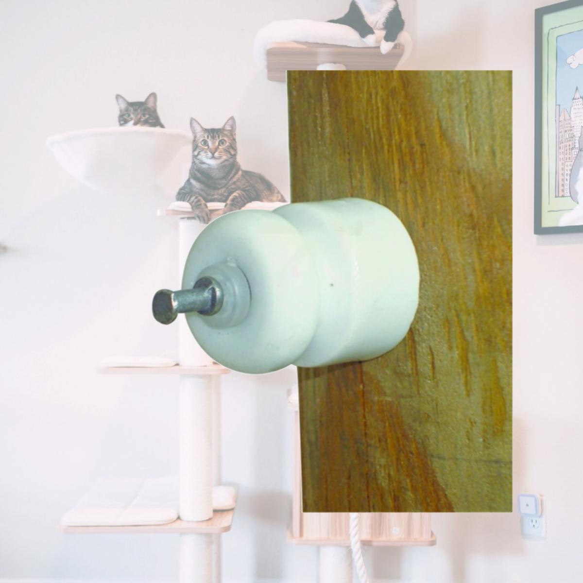 Picture of Field Guardian FAP142 Porcelain Insulator with nail & washer