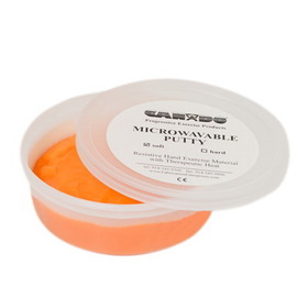 Microwaveable Exercise Putty, Soft Orange - 6 oz