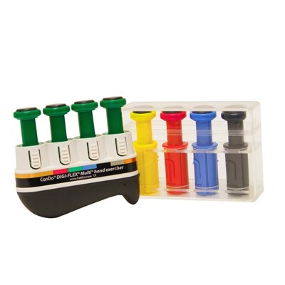 Digi-Flex Multi, Green with 4 Additional Finger Buttons, Yellow, Red, Blue & Black