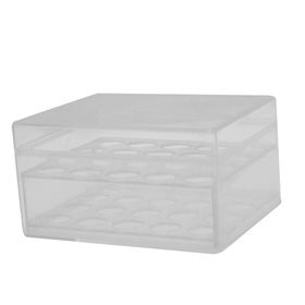 Plastic Box & Cover for Digi-Flex Multi Finger Buttons, Holds 20 Pieces, 5 Rows of 4