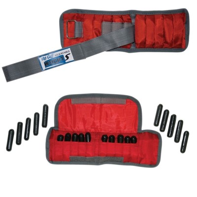 4 lbs Cando Adjustable Wrist Weight, Red - 2 Each
