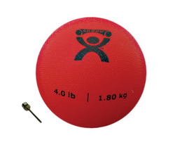 Cando PT Soft Medicine Ball, 4 lbs Rebounder Ball, Red