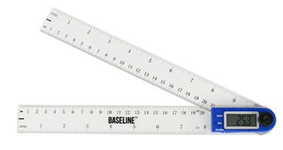 12-1049 10 in. Baseline Digital Plastic 360 deg Goniometer
