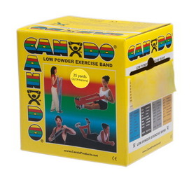 Cando Exercise Band, Yellow - 25 yards Dispenser