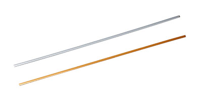 Orfit Precut Strips, Thin, 18" x 1/5" x 1/12", 5 Pcs. Gold & 5 Pcs. Sonic Silver, 10 Pieces/PK