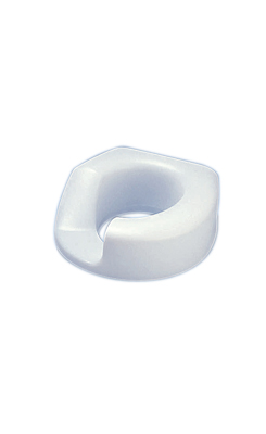 2 in. Contoured Elevated Toilet Seat - Elongated with Bolt-Down Bracket