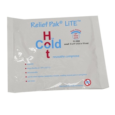 Picture of Fabrication Enterprises 11-1054-12 5 x 6 in. Relief Pak Lite Reusable Hot & Cold Pack - Pack of 12