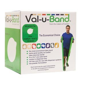 50 yards Val-U-Band Exercise Band, Lime, Level 3