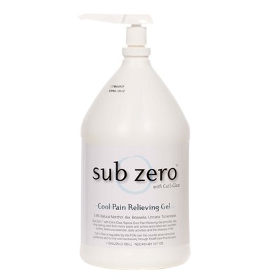 Picture of Fabrication Enterprises 11-0953-1 Subzero Cats Claw Pain Relief Gel&#44; 1 gal Bottle