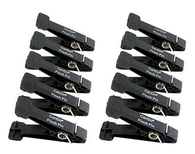 Replacement Pinchpins, Black - Extra Heavy - 10 Each