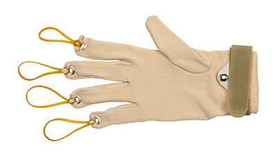Picture of Fabrication Enterprises 10-4000R Cando Standard Finger Flexion Glove&#44; Small & Medium - Right