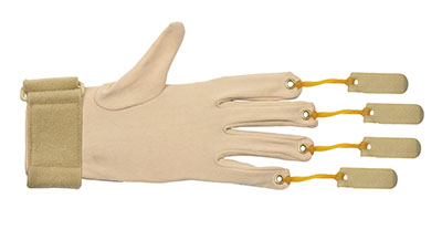Cando Deluxe Finger Flexion Glove, Large & Extra Large - Left