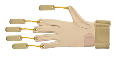 Picture of Fabrication Enterprises 10-4004R Cando Deluxe With Thumb Finger Flexion Glove&#44; Small & Medium - Right