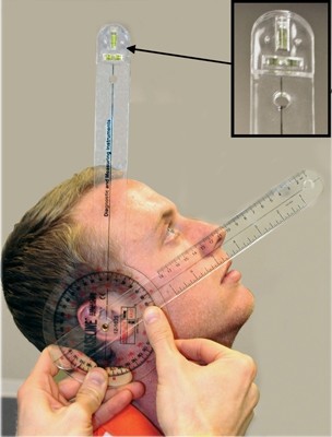 12 in. Baseline Absolute Plus Axis 360 Degree Clear Plastic Goniometer - 25 Each