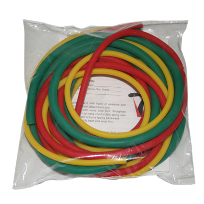 Sup-R Tubing Pep Pack Easy, Yellow, Red & Green - 5 ft.