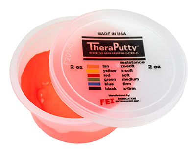 71-0062 2 oz Theraputty Exercise Putty Red - 10 Each