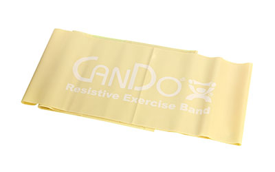 Cando Exercise Band 5 ft. Singles, Tan