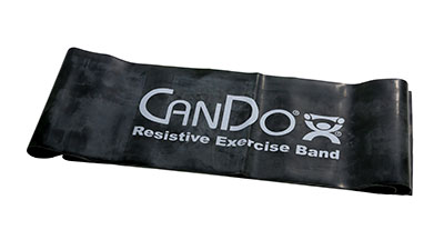 Cando Exercise Band 5 ft. Singles, Black