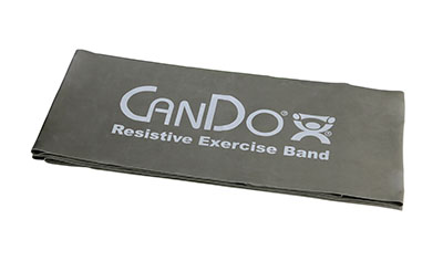 10-6456 Cando Exercise Band 5 ft. Singles, Silver