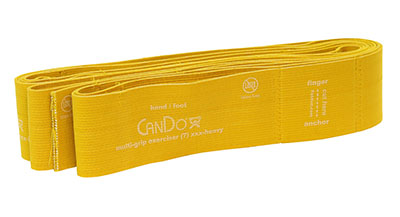 6 ft. Cando Multi-Grip Exerciser, Gold - 3X-Heavy