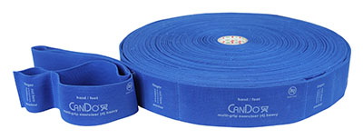 30 yards Roll Cando Multi-Grip Exerciser, Blue -Heavy