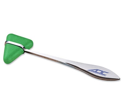 12-5034 7.5 in. Adc Taylor Neurological Hammer, Dark Green