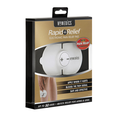 Homedics Rapid Relief Lowerback Tens Pain Therapy Set