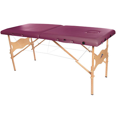Picture of Fabrication Enterprises 15-3731BUR 30 x 73 in. Economy Massage Table, Burgundy