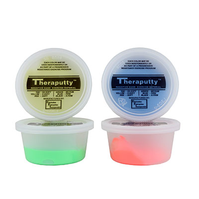 2 oz Yellow & Blue Exercise Putty Set - 4 Piece