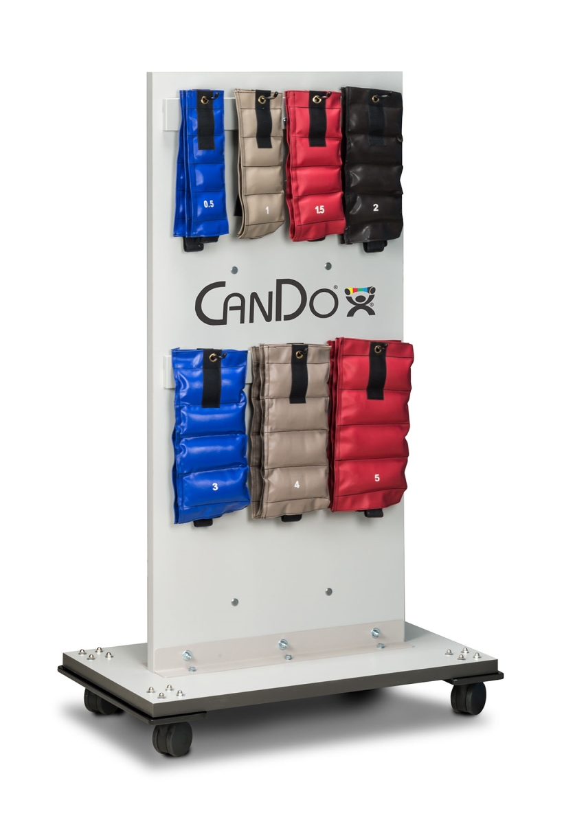 Picture of Cando 15-4257 Mobile Weight Storage Racks Rack with Accessories