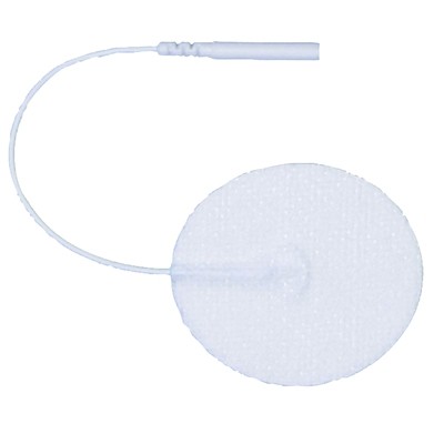 2 in. Advantrode Essential TENS Electrode - Round - White Spunlace - Pack of 40