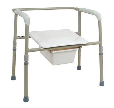 Picture of Bariatric 43-2347 Three-in-One Medical Commode