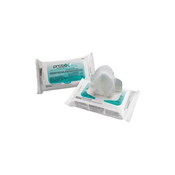 Protex  6.5 x 6 in. Ultra Disinfectant Wipes, Soft Pack - Pack of 60 - 12 Pack per Box - 2 Box per Case
