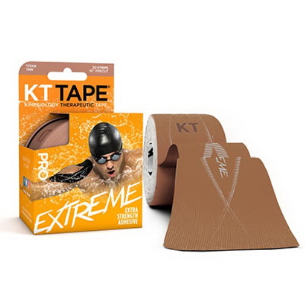 Picture of KT Tape 25-3461 10 in. Precut Strip Pro Extreme Therapeutic Tape&#44; Titan Tan - Pack of 20 Strips