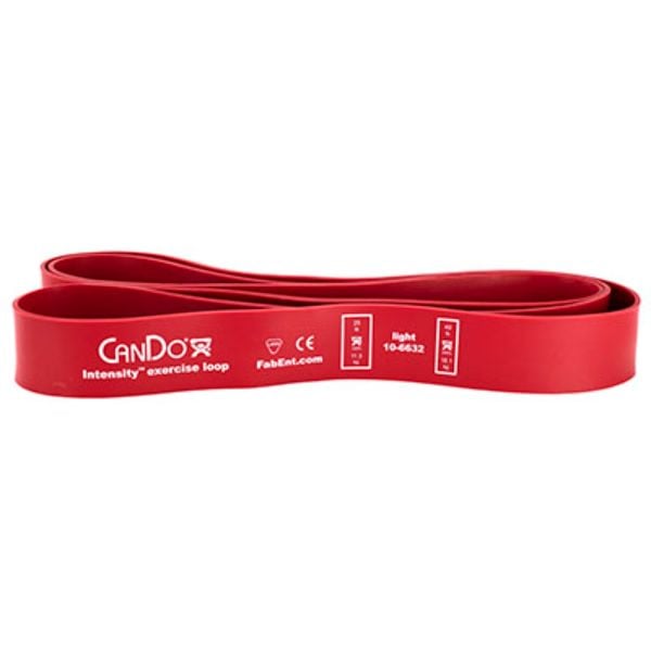 40 in. CanDo Intensity Exercise Loop, Red - Light