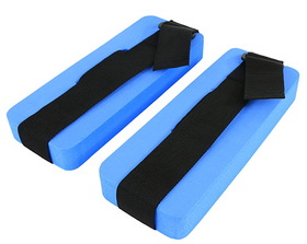 Fabrication Enterprises 20-4040B Cando Ankle Cuffs; Blue - Pair