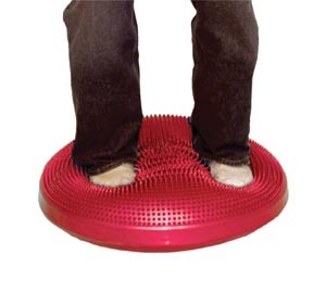 60 cm Cando Inflatable Vestibular Seating & Standing Disc, Red