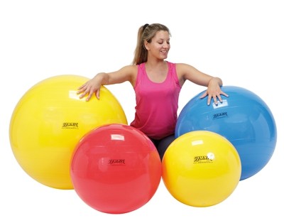 30 in. Physiogymnic Molded Vinyl Inflatable Ball, Red