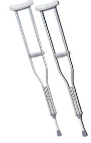 Adult Underarm Adjustable Aluminum Crutch